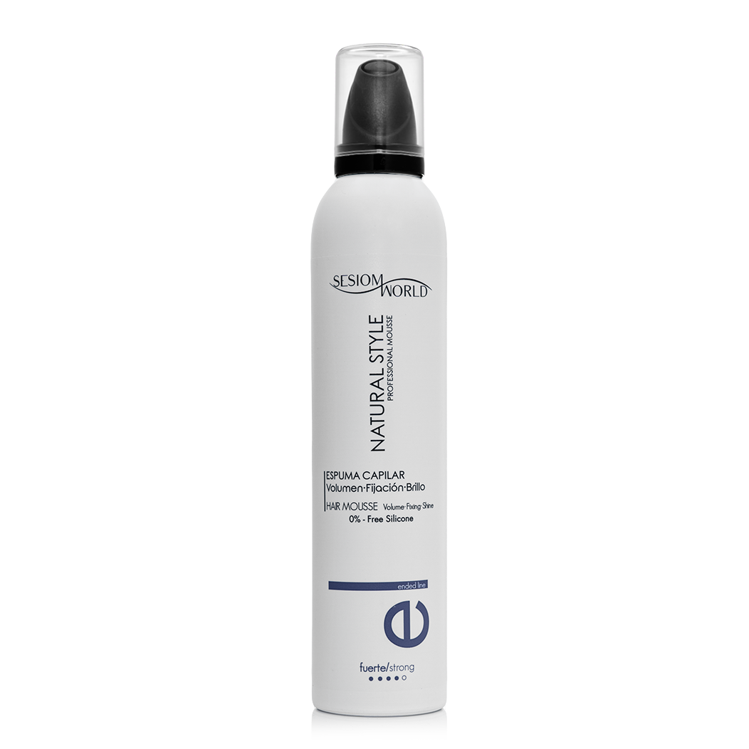Espuma capilar NATURAL STYLE fijación Fuerte 0% sin silicona 300ml