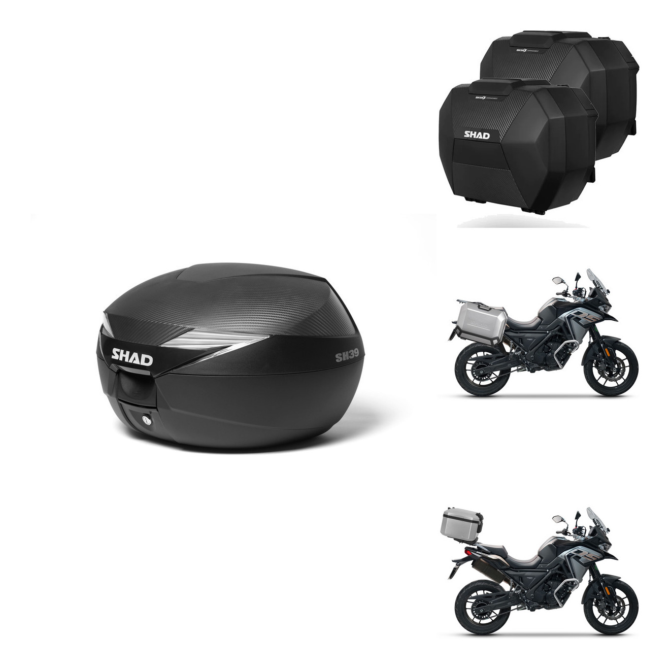 Maletas Sh38x Carbon + Herraje Baul + He KIT-577260