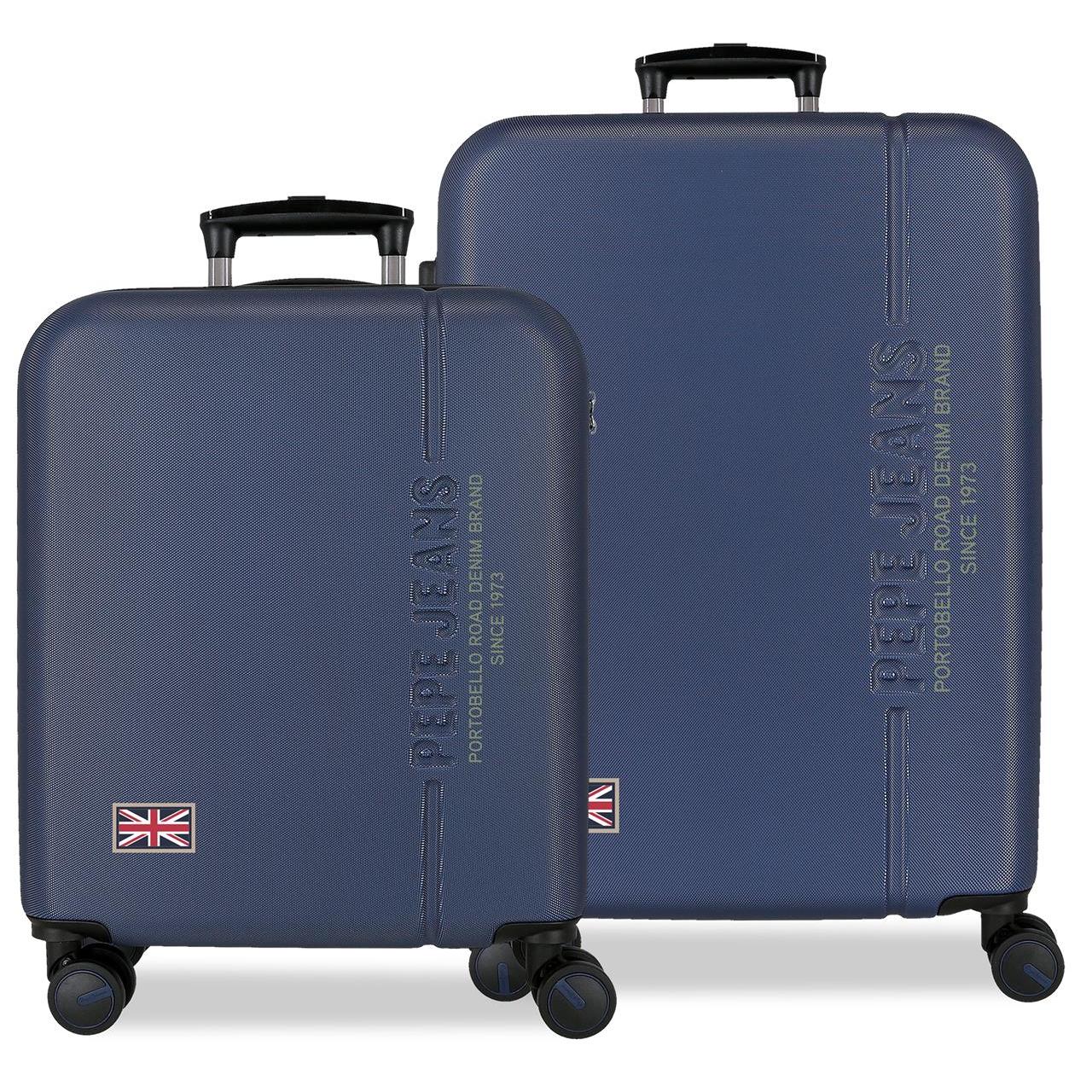 Juego de maletas Pepe jeans Arwin marino 48x68x27 cm