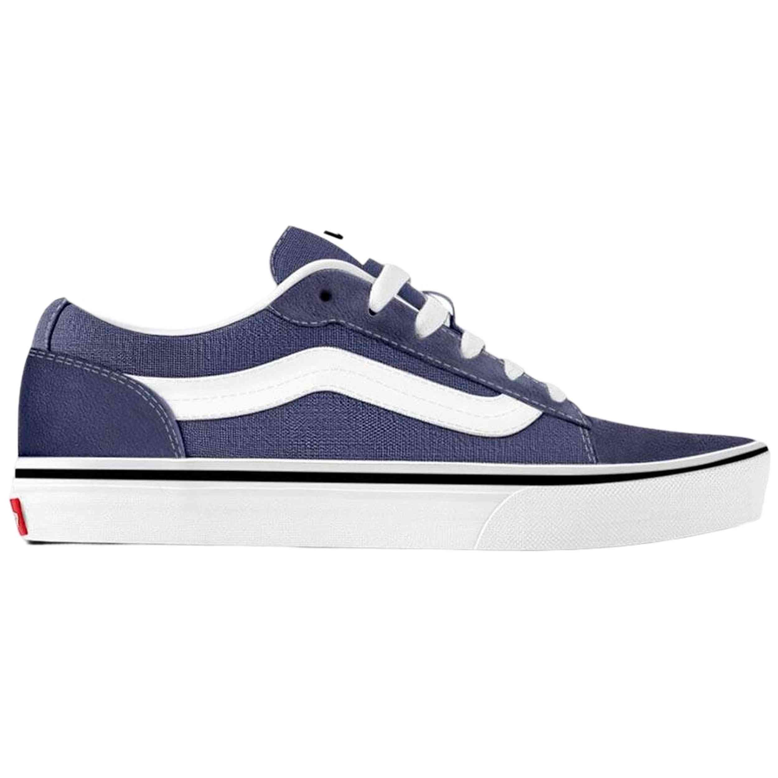 Calzado Vans modelo Vero Ls Suede/Canvas Deep Twilight en color Azul