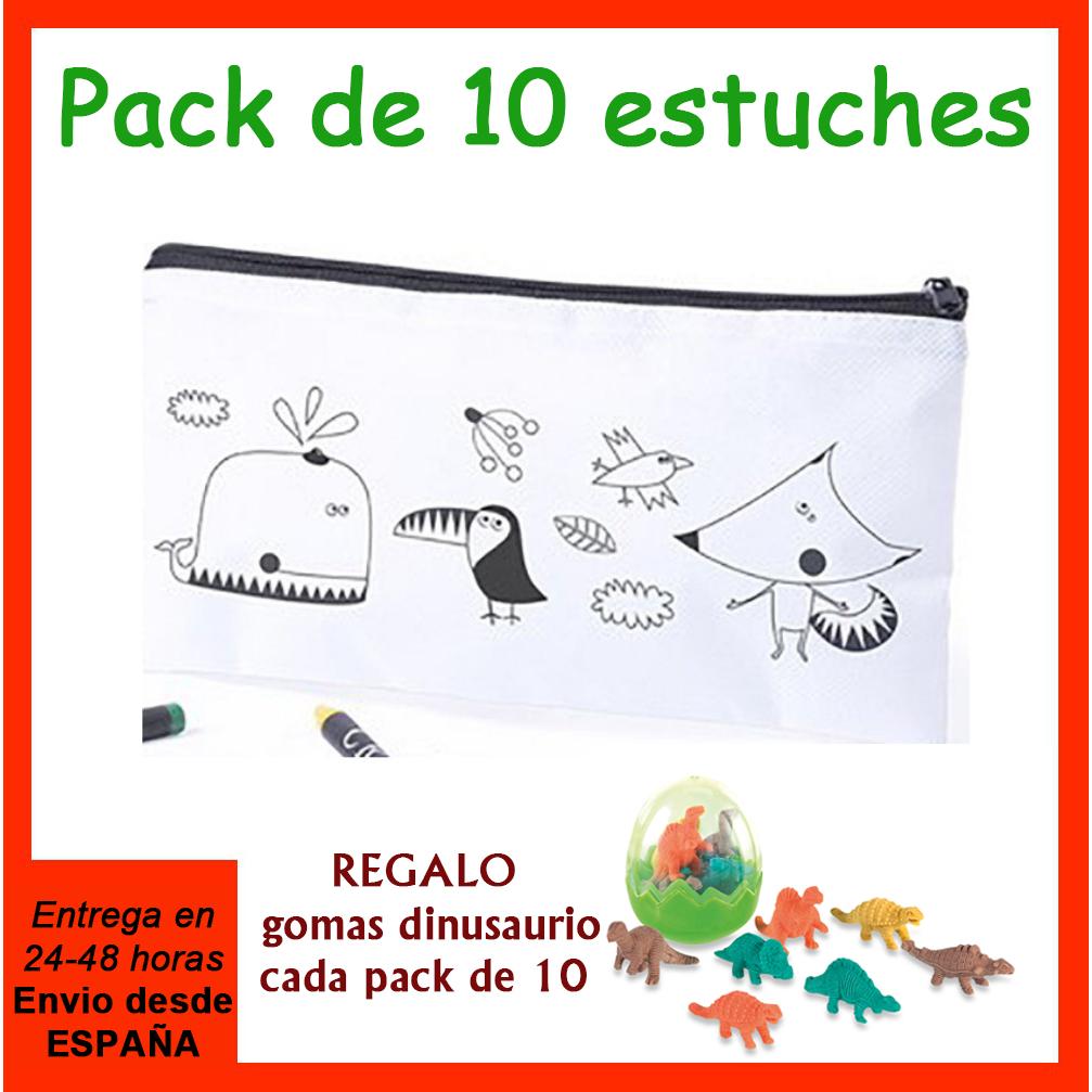 Estuche de Pintura con Ceras Infantil Pack 10, 20, 30, 40, 50 Uds. para Colorear Regalo Cumpleaños, Bautizo y Comunión Envío desde España
