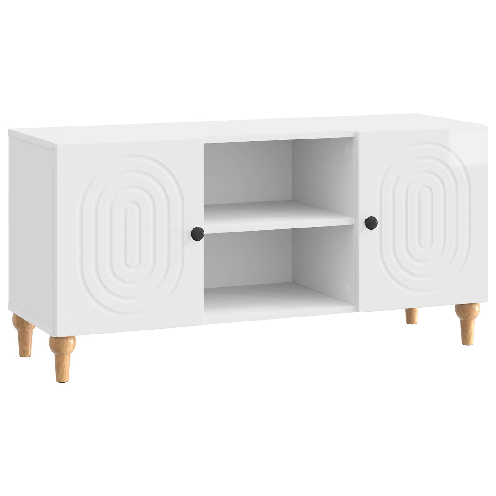 vidaXL Mueble de TV 102 x 34,5 x 50 cm Madera de Ingeniería Multicolor