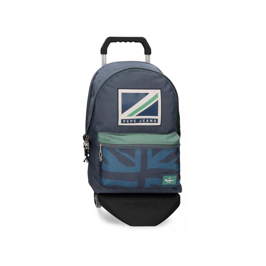 Mochila porta ordenador dos compartimentos con carro Pepe Jeans Tom