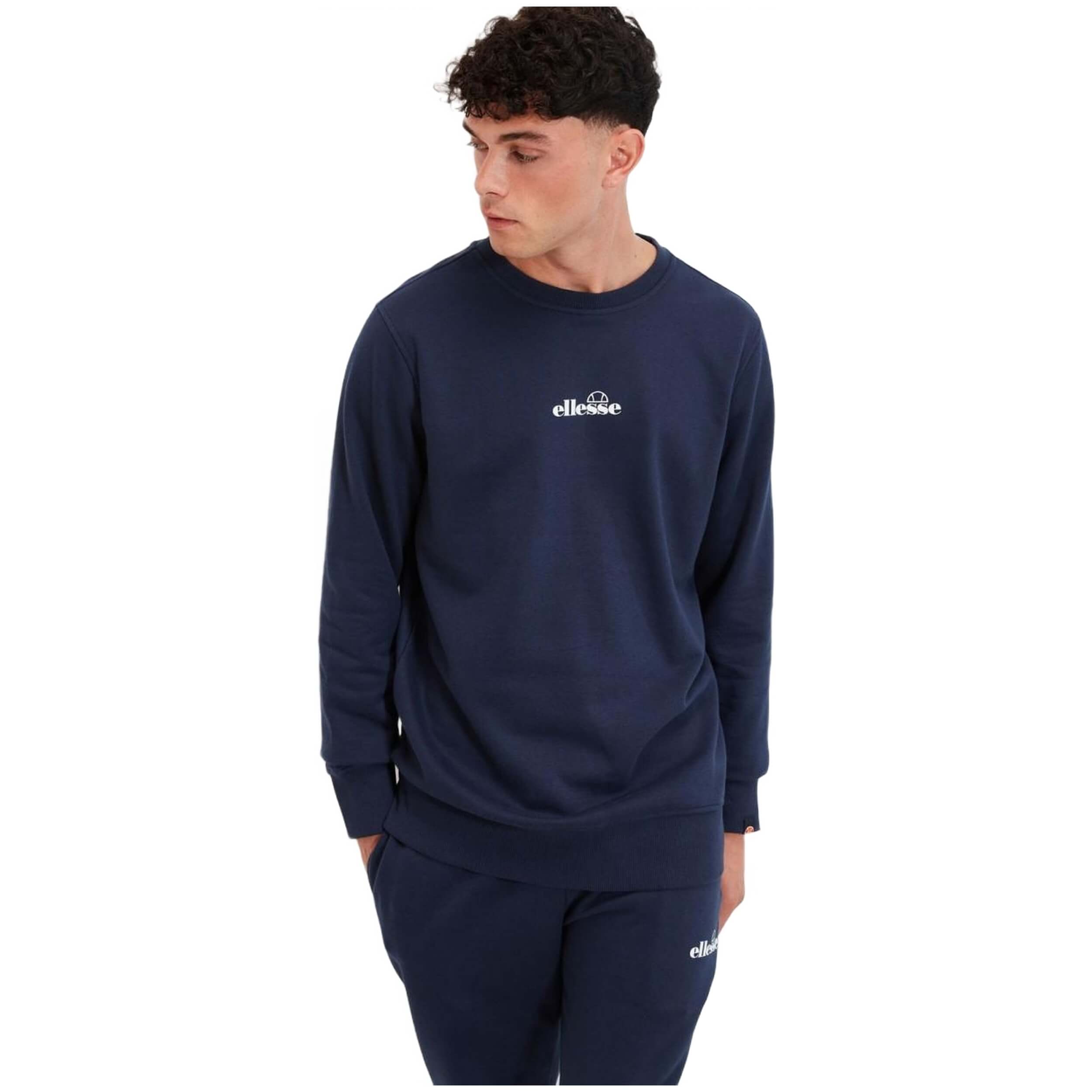 Sudaderas Sin Capucha Ellesse modelo SHP16467-NAVY para HOMBRE en color Azul