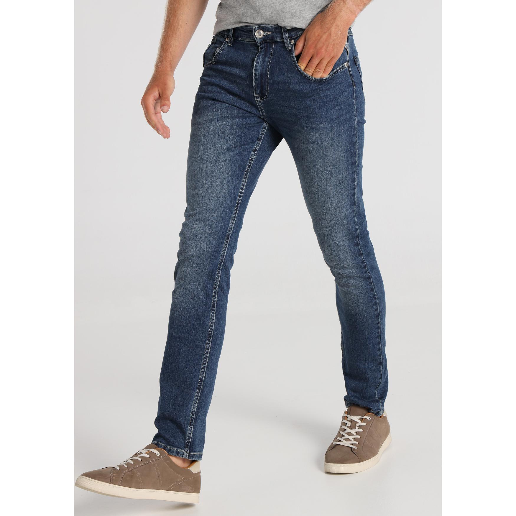 SIX VALVES - Jeans Slim Dark Blue - Tallaje en Pulgadas- Tallaje en Pulgadas