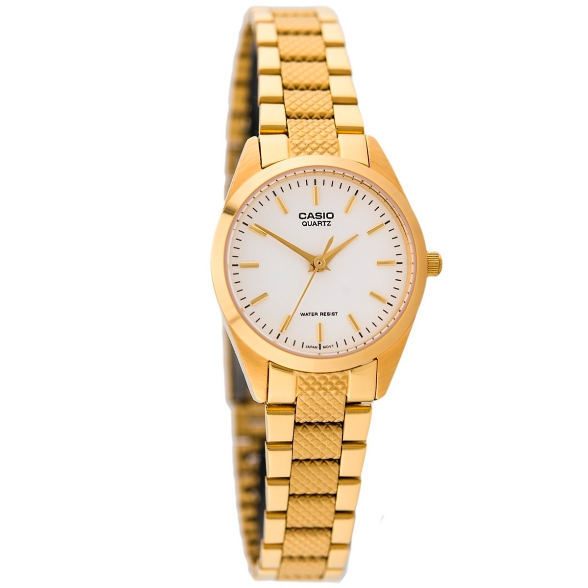 Casio Ltp-1274g-7a  Reloj Para Para Mujer Color Dorado