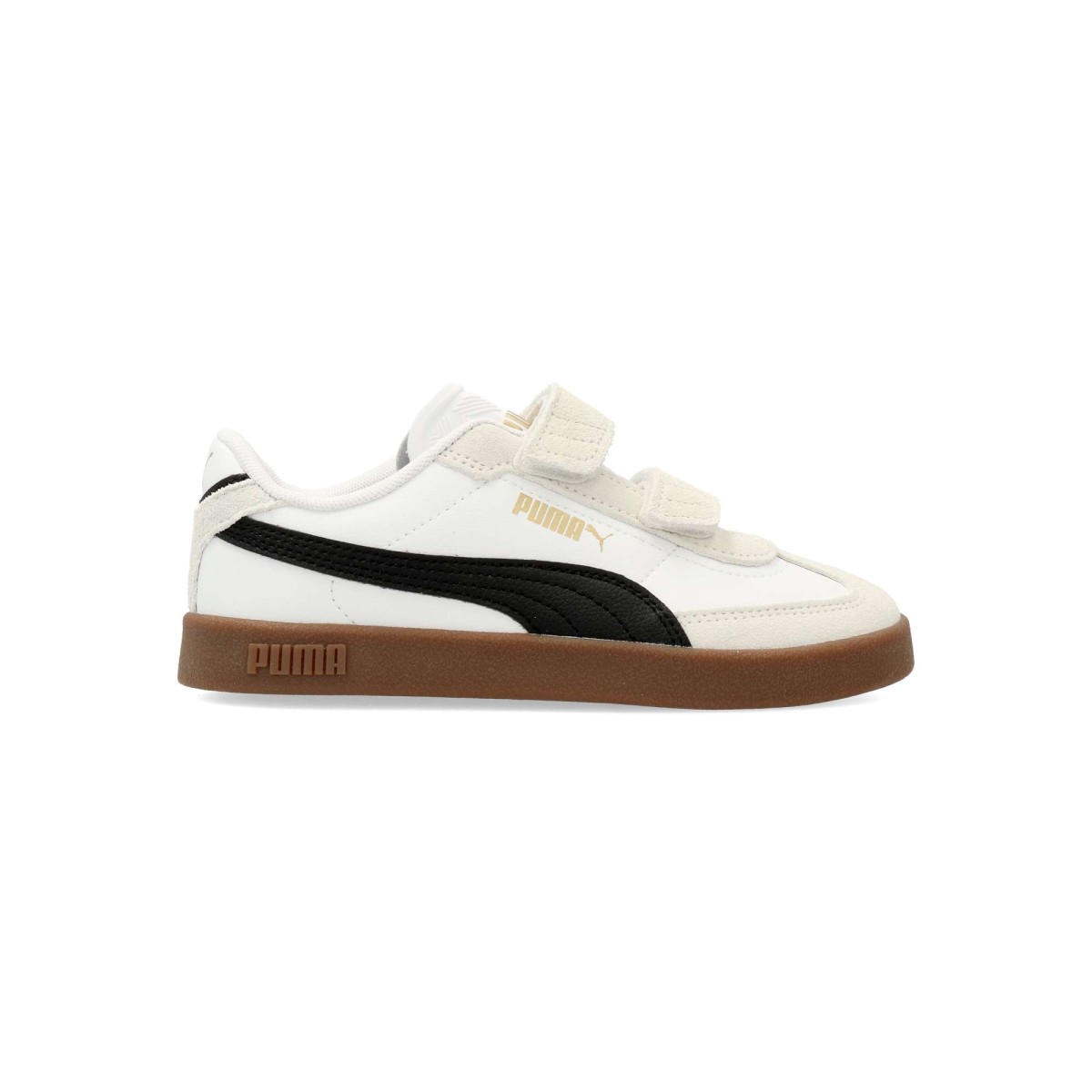 PUMA - Zapatillas deportivas casual Club II Era para niño, fabricadas en piel y sintético con suela de goma color caramelo y plantilla SoftFoam+ para máxima comodidad