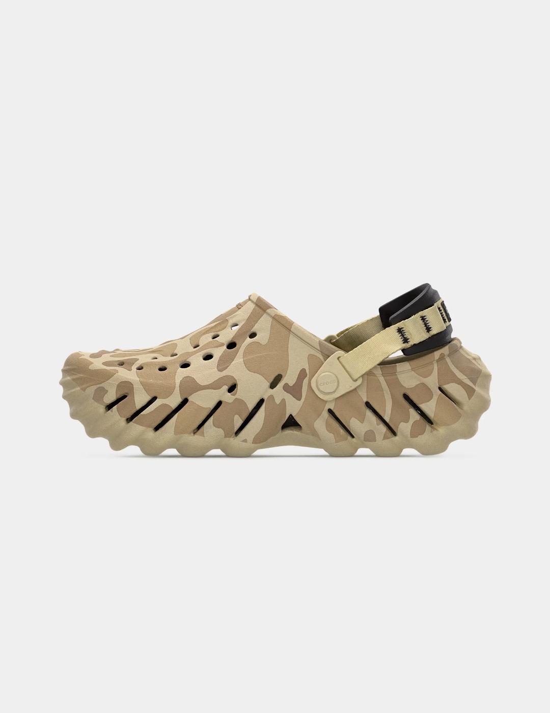CROCS ECHO DUCK CAMO BONE BLACK