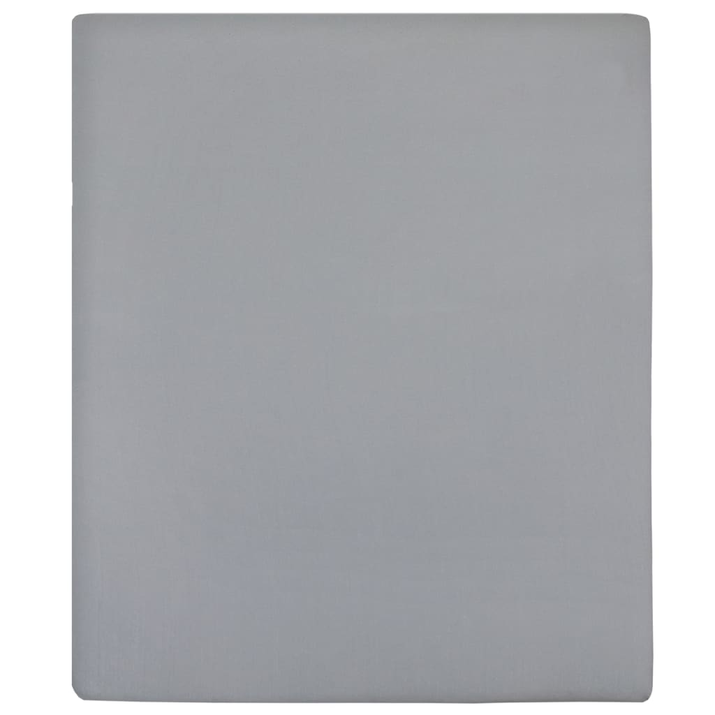 vidaXL Sábanas bajeras jersey 2 uds algodón 90x200 cm