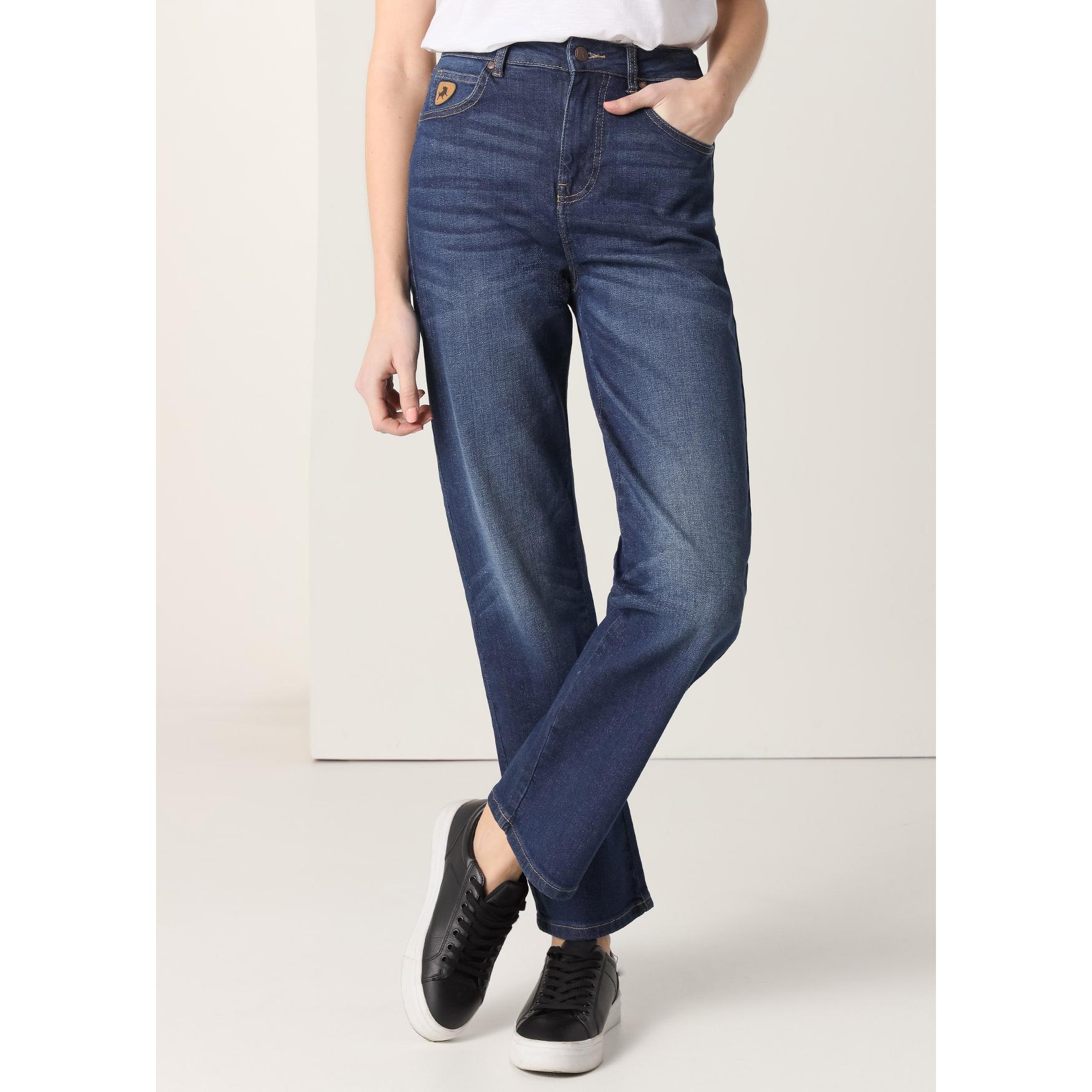 LOIS JEANS - Jeans cintura alta - Straight - Tiro largo- Tallaje en Pulgadas