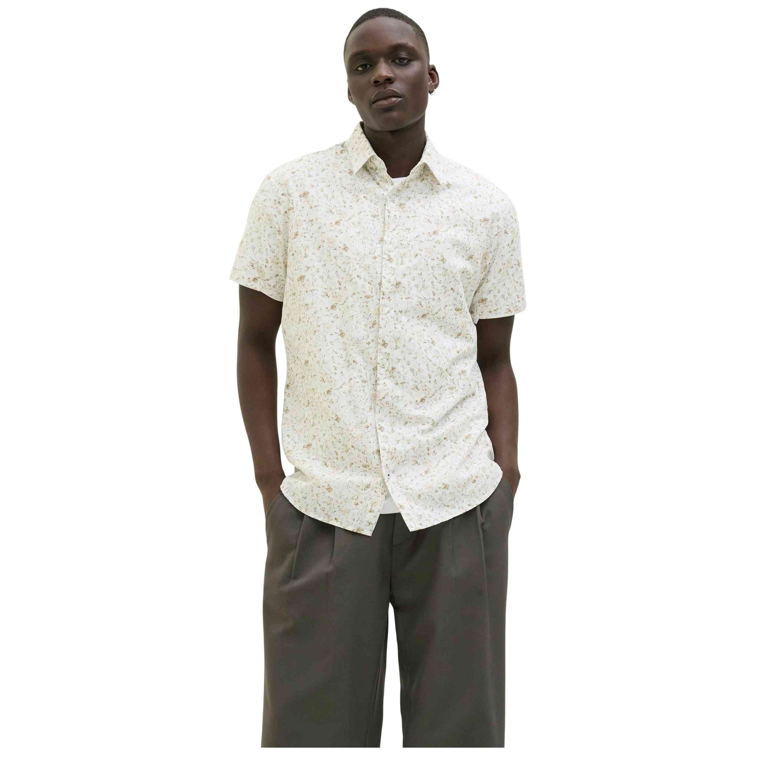 Camisa Jack & Jones modelo 12274951-CLOUDDANCER para Hombre en color Beige