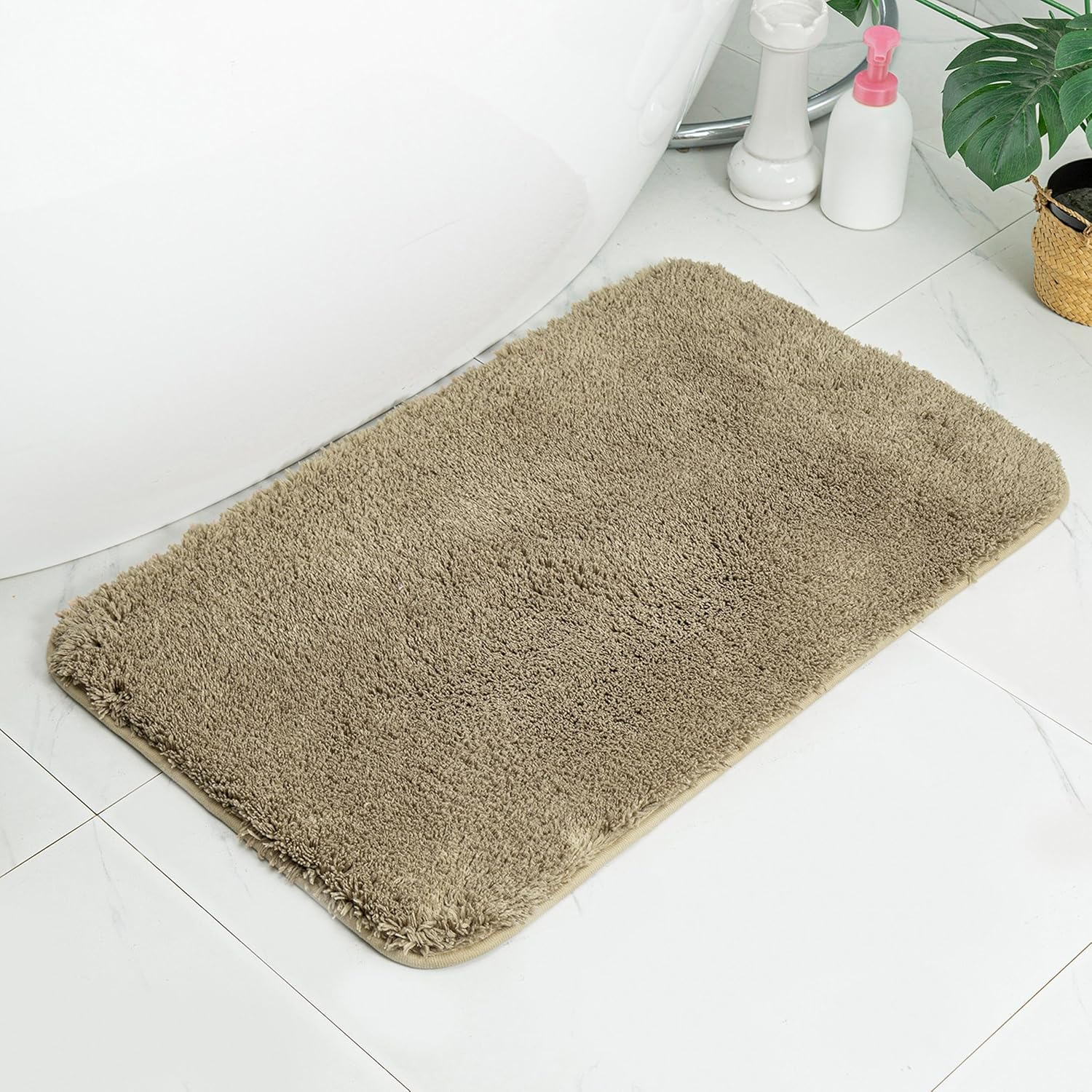 Alfombra de Baño Antideslizante,Alfombra de Pelo,Multifuncional,Alfombra para Baño Cocina Puertas de Entrada Pasillo Dormitorio Salon,Extra Suave, 40x60/50x80/50x120cm