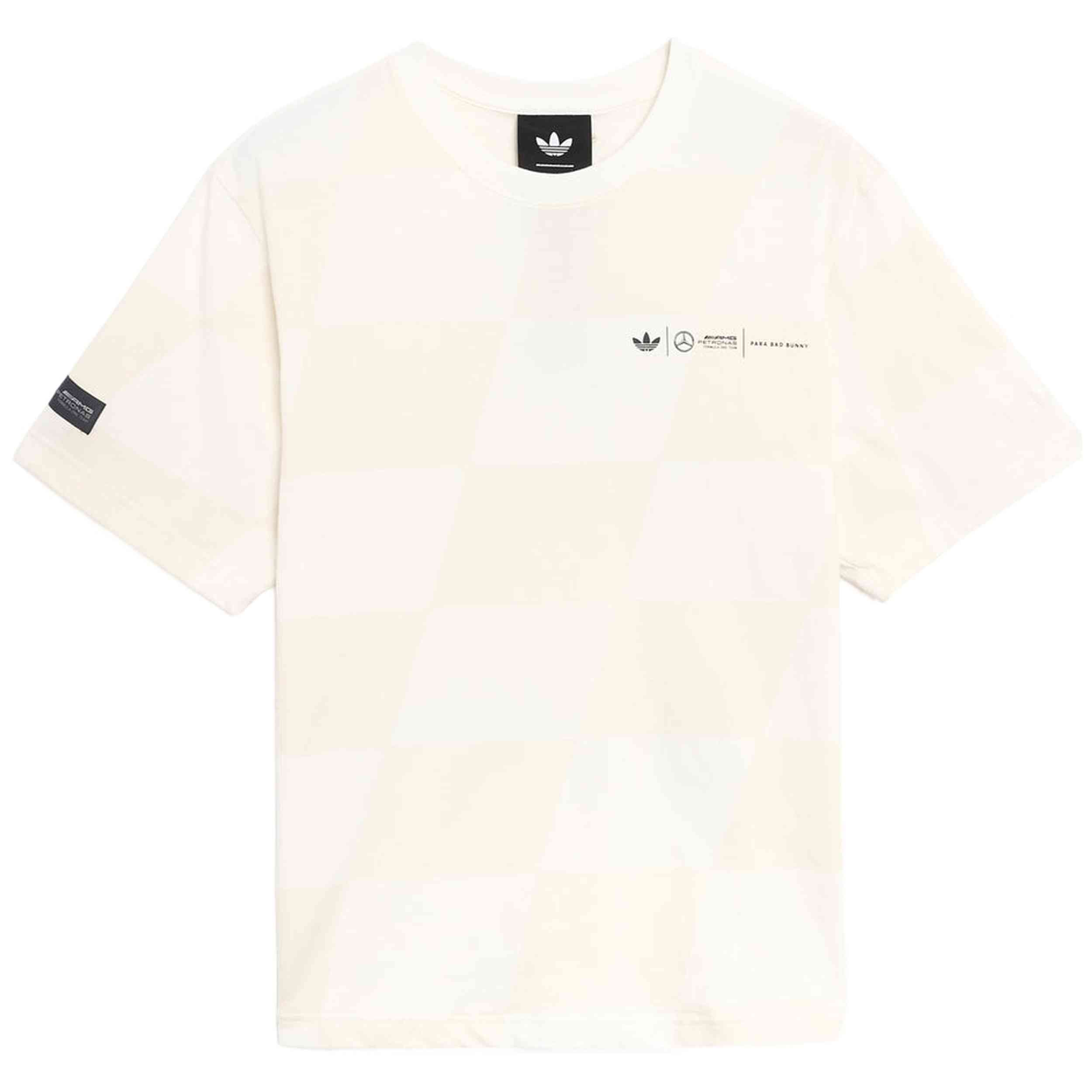 Camiseta De Manga Corta Adidas modelo KD7593 para hombre y mujer en color Blanco