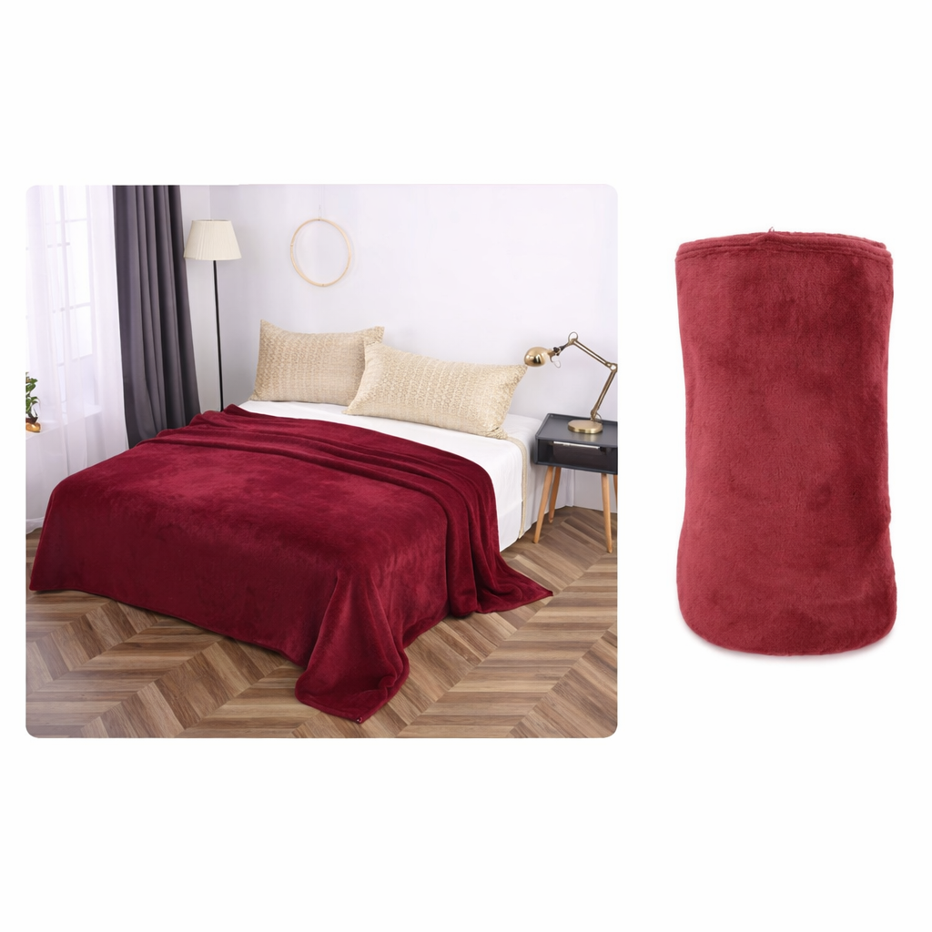 Manta Polar Felpada 130x160 cm – Suave, Cálida y Sedalina | Varios Colores | Manta Sedalina Suave y Cálida para Sofá y Cama