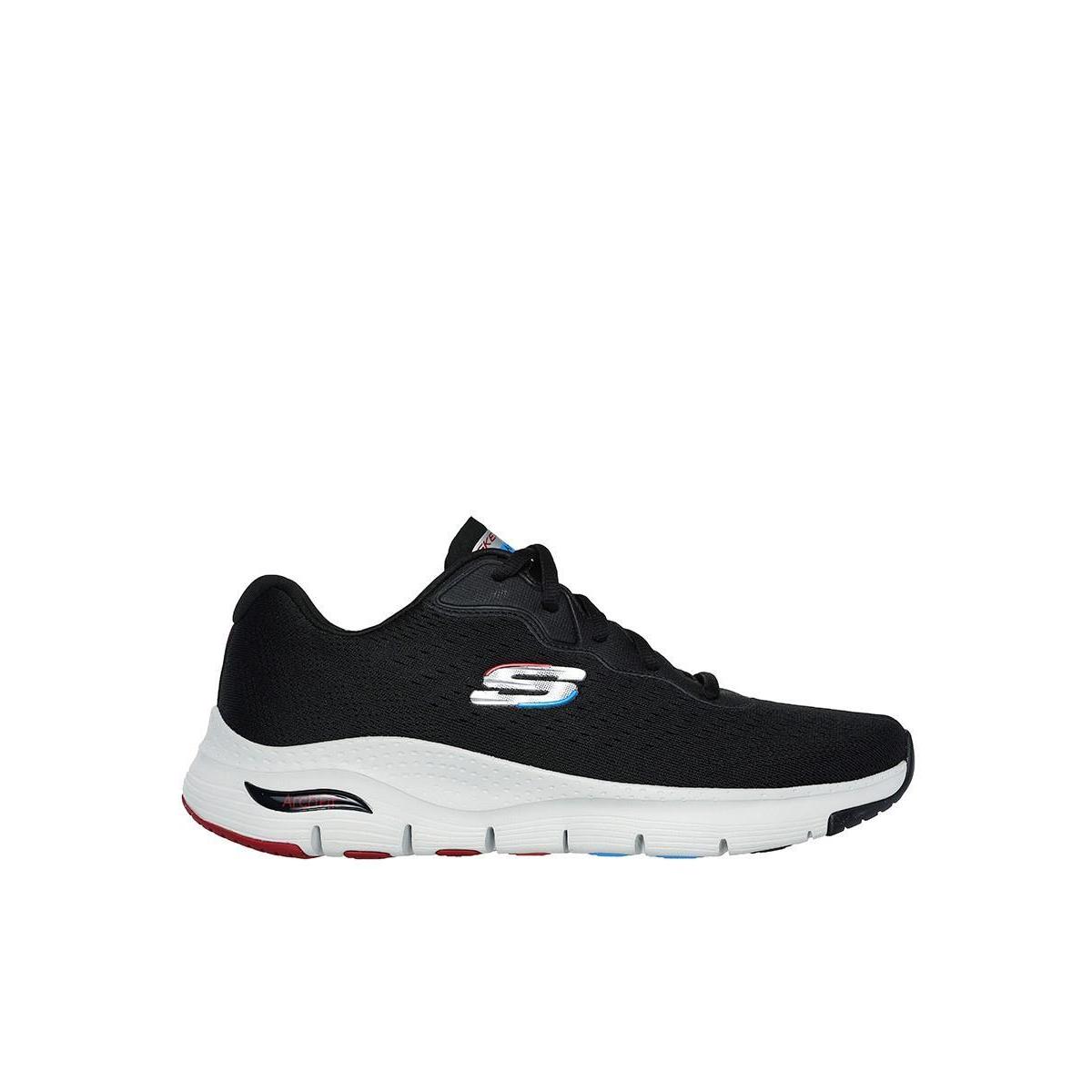 SKECHERS 232303_BLK Zapatillas deportivas de hombre negras en textil 78399