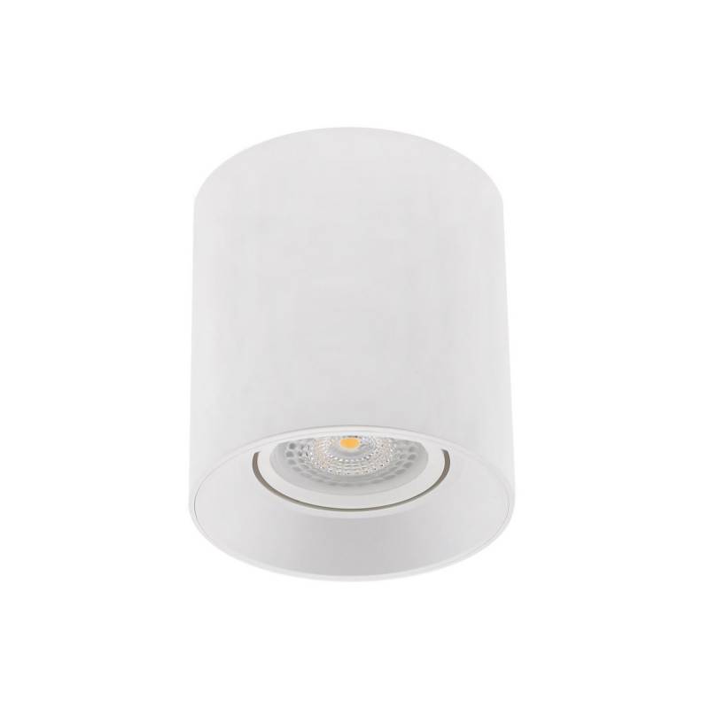 LEDBOX TAK Housing GU10, Aplique PC techo blanco. Iluminación interior LED, Apliques led de techo