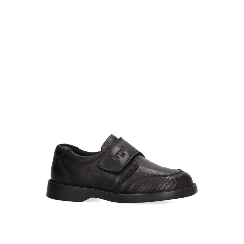 Zapato Colegial Etika - Niño - Suela Plana - Modelo 68202 - Color Negro