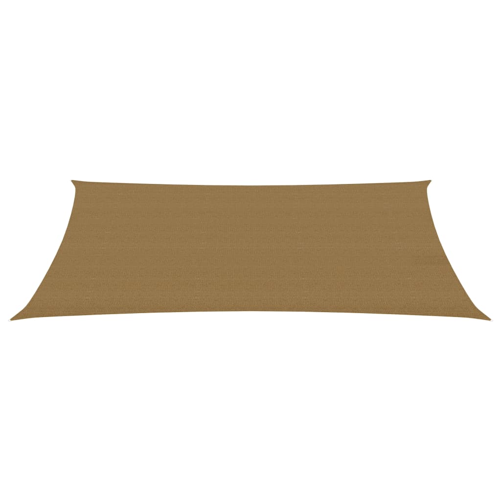 vidaXL Toldo de vela HDPE 160 g/m² 3x5 m Color Beige, Terracota, Taupé