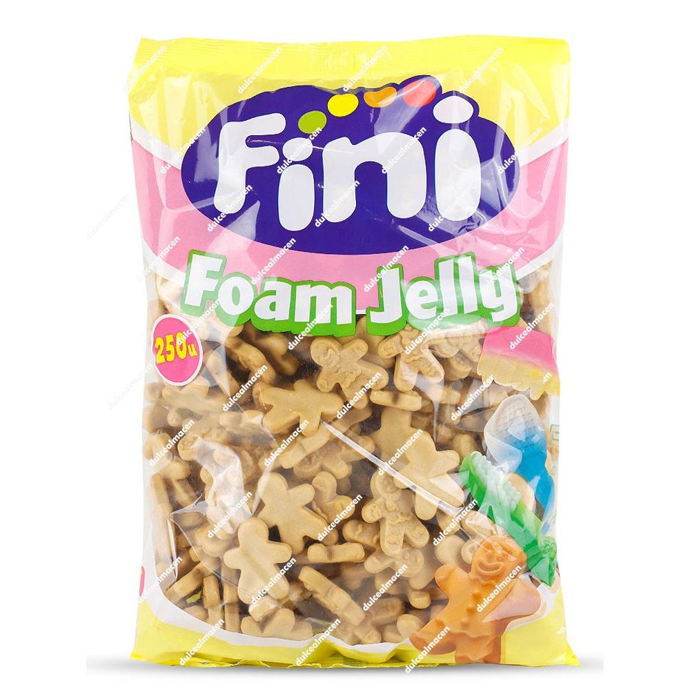 Fini Foam Galleta Jengibre 250 uds | Gominolas de Espuma con Sabor a Galleta