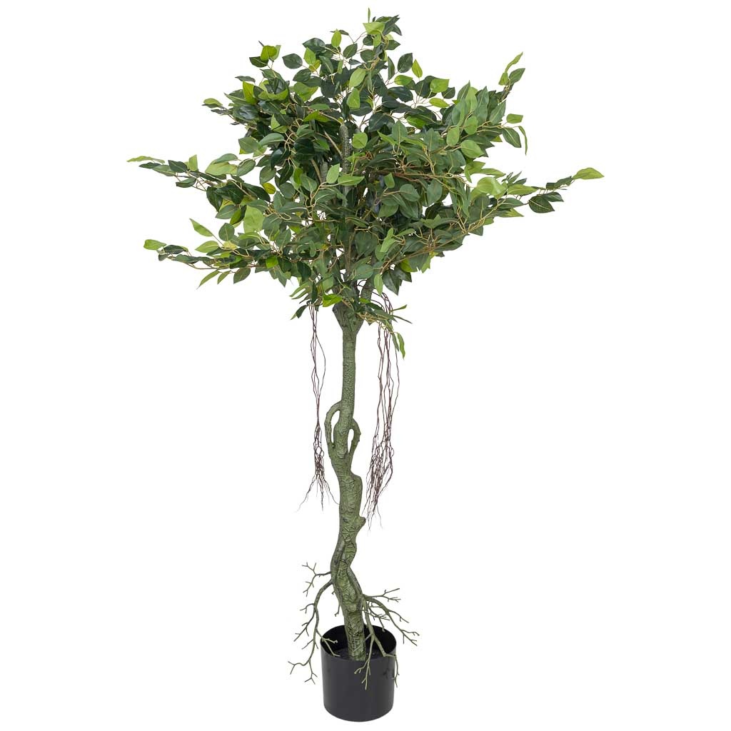 Wonderlust Deco - Planta ficus decorativo artificial verde 97x88x150h cm Verde 97x88x150h cm
