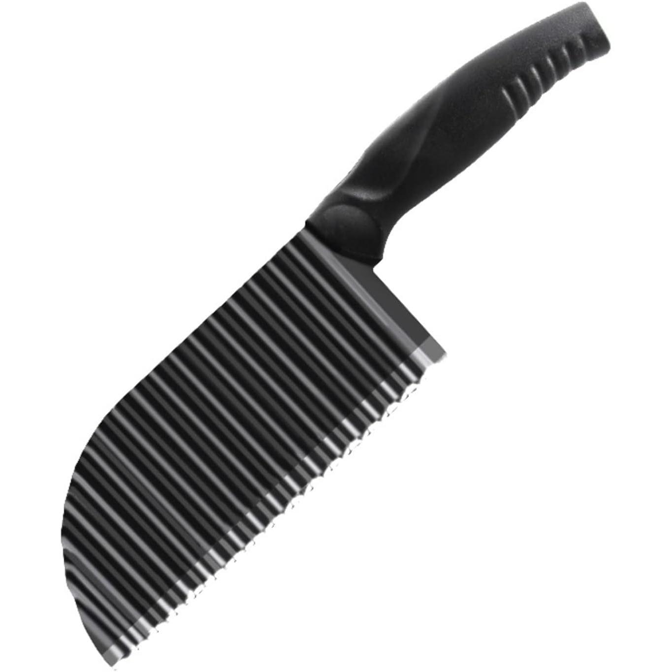 TK Crinkle Potato Chip Cutter Crinkle Cutting Tool Stainless Steel Wavy Cutting Tool Vegetable Wavy Blade Cutter for Vegetables Potatoes Onions