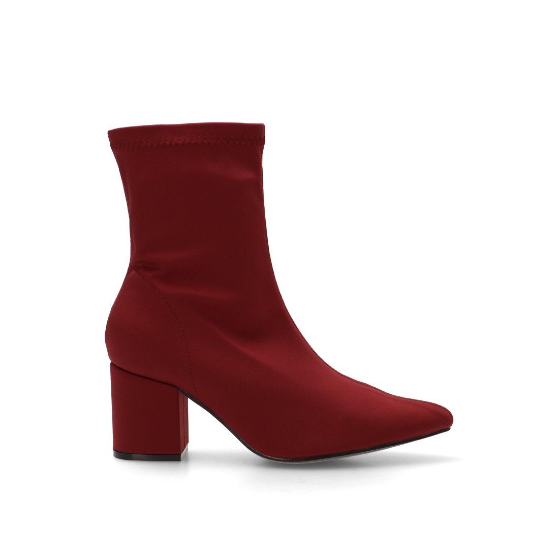 BOTIN DE CALCETIN JULIETTE 32017 ETIKA, MUJER BURDEOS ETIKA