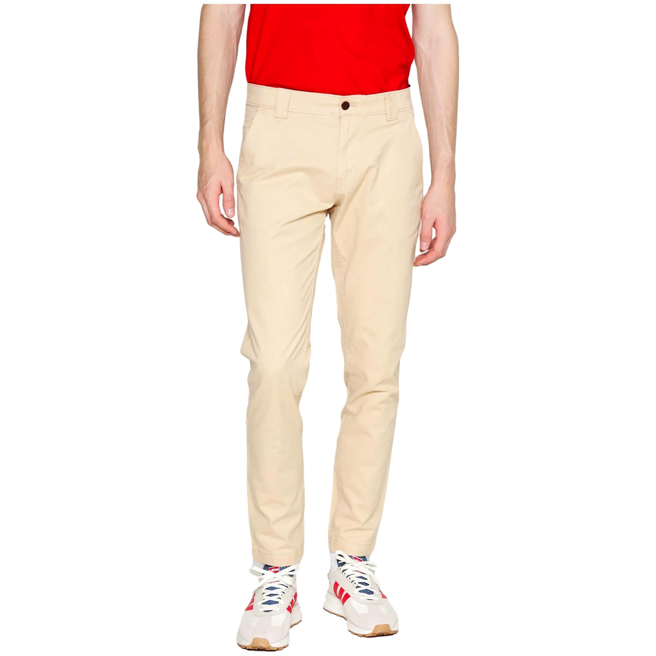 Pantalones Largos Tommy Hilfiger modelo DM0DM09595AB4 para Hombre en color Beige