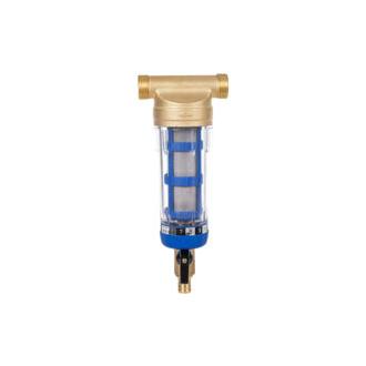 CA Filtro de agua reutilizable de sedimentos con centrifugado - Filtro de agua - Rosca externa - Prefiltro de sedimentos para manguera de fuente - Filtro de sedimentos (rosca macho de 3/4")