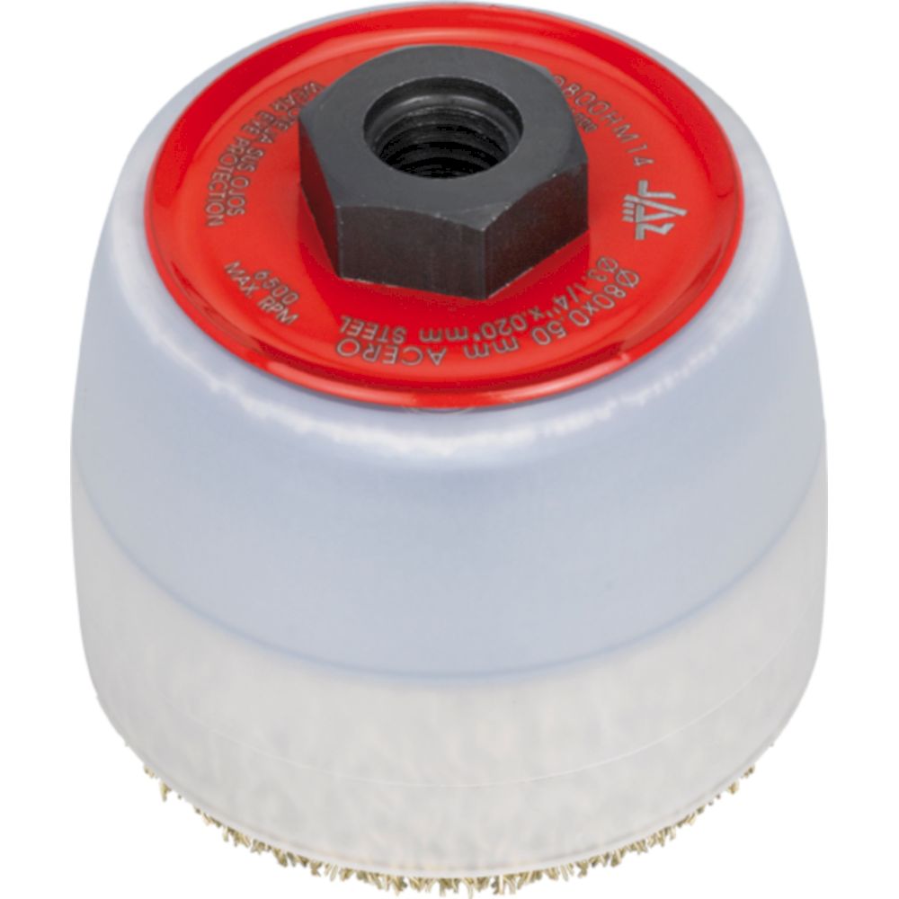Cepillo para amoladora CCO 800Hx0.50xM14 Ondulado