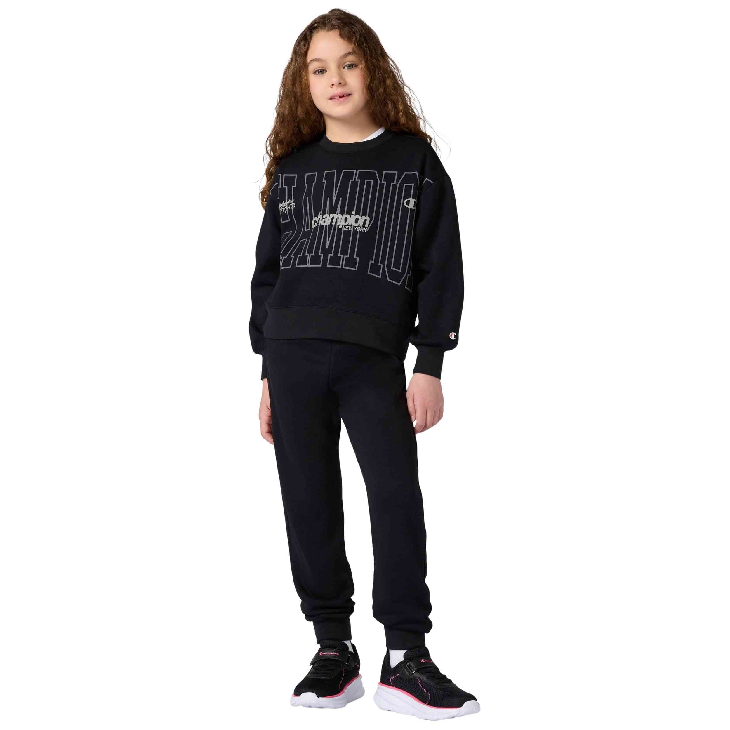 Conjunto Champion modelo 405236-KK001 para Niñas en color Negro