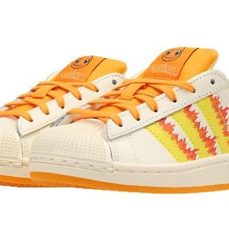 Adidas Superstar II x Pokemon Charmander Cream White, Shock Yellow & Bright Orange