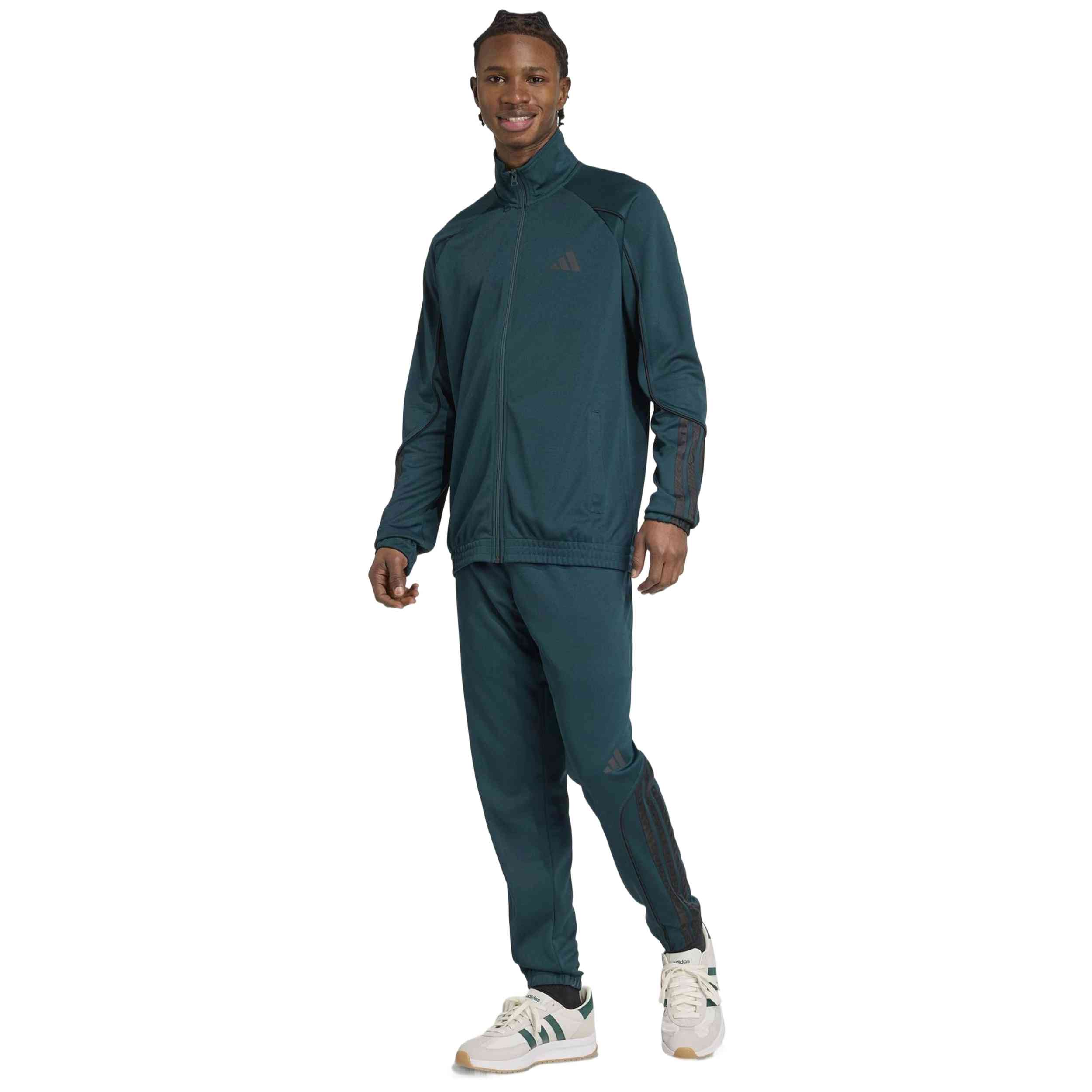 Chandal Completo Adidas modelo Chándal adidas Stadium 3 bandas verde negro puro para Hombre en color Verde