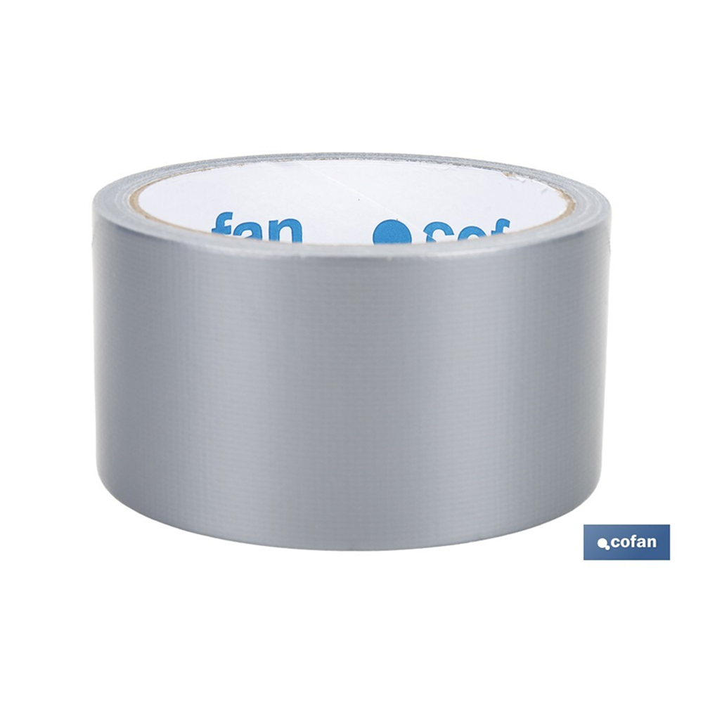 Pack 5 Cintas Americana Gris Reforzada con Fibra de Vidrio - Medida 50 mm x 10 mts