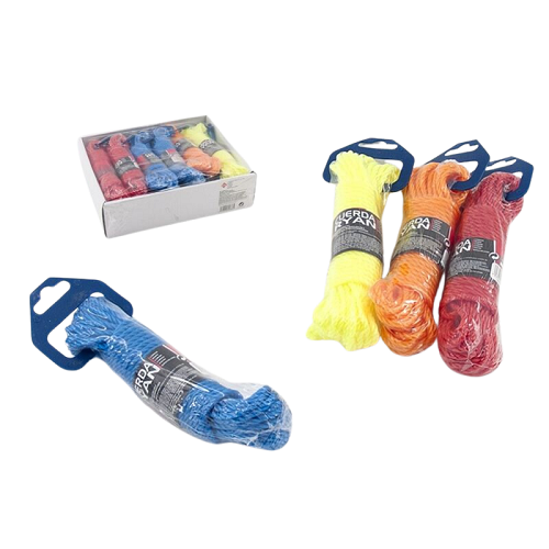 Cuerda para Tender Gerimport 4mm Ryan 10 Metros Colores Surtidos