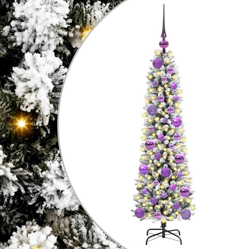 vidaXL Árbol de Navidad artificial Blanco 120 cm PVC, Metal y Plástico