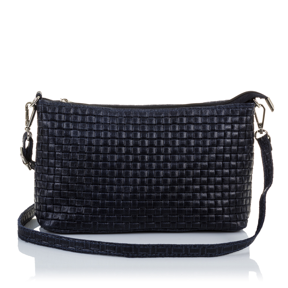 Firenze Artegiani. Zia Bolso bandolera Mujer.Piel auténtica Gamuza Grabado Geométrico . Made in Italy. Vera Pelle Italiana.