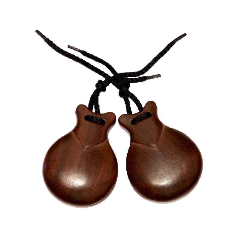CASTAÑUELAS JALE DE IMITACIÓN BUBINGA NATURAL DEL Nº 7 JALE