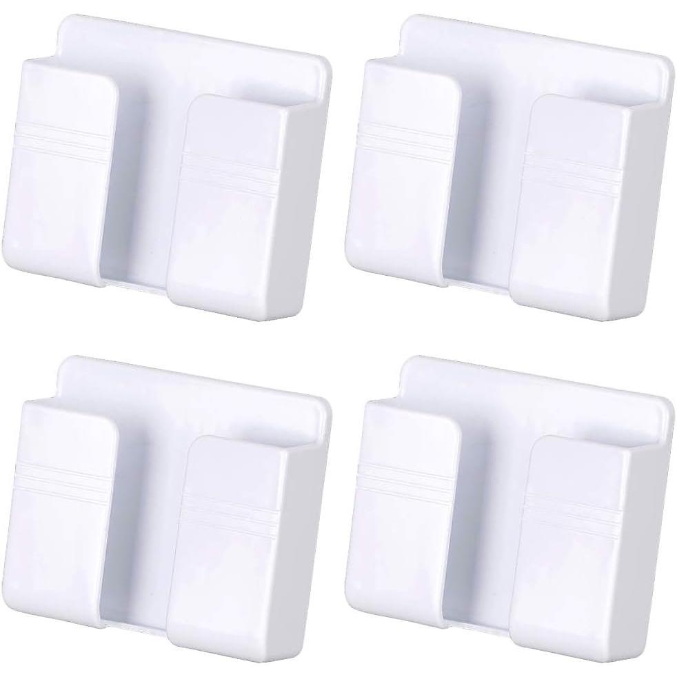 CA Direct Power SARL 99 x 28 x 86 mm, blanco 4 piezas Soporte de almacenamiento de pared para el hogar Soporte de carga para teléfono móvil r