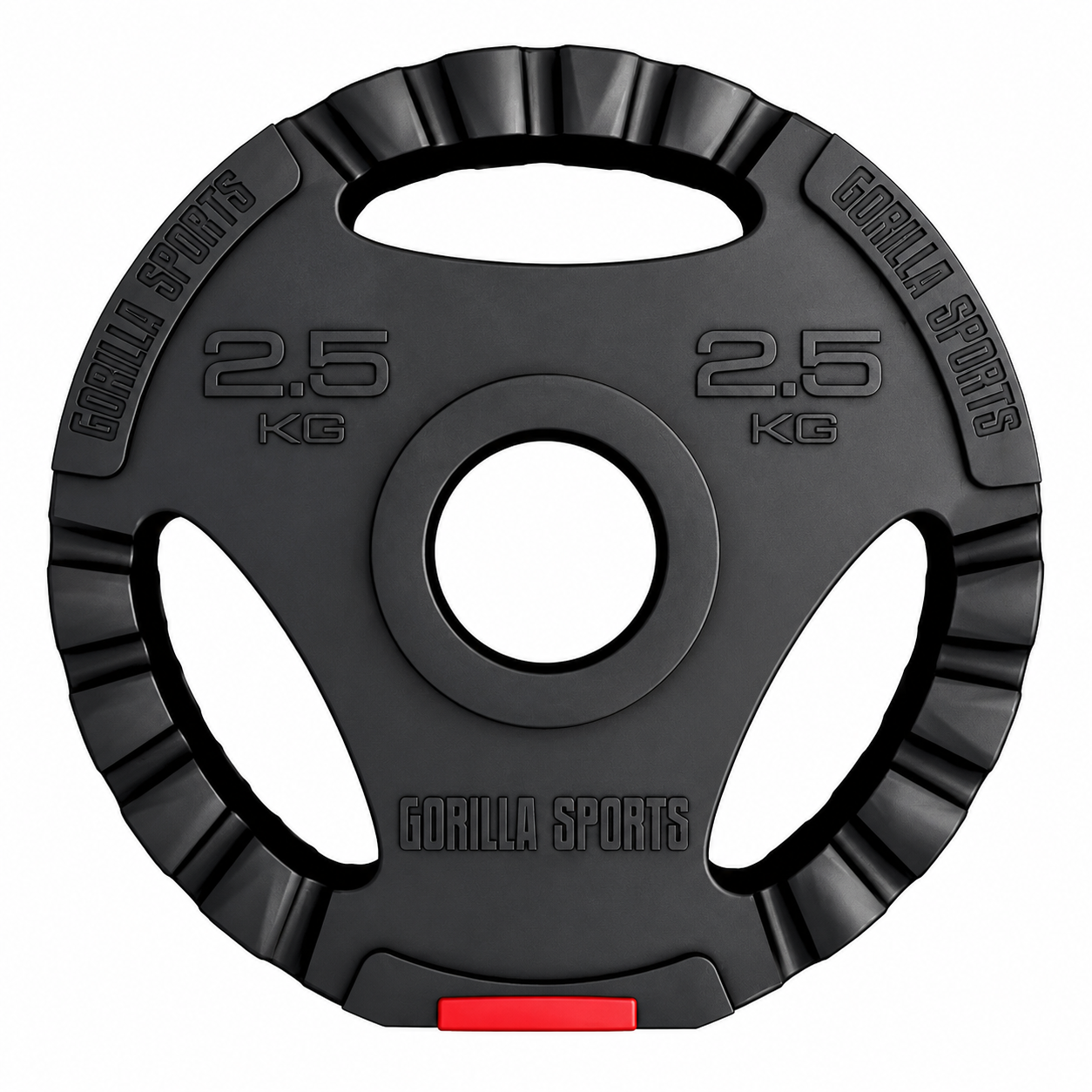 Disco de Pesas 50/51 mm con Triple Agarre de Plástico – 1,25 a 15 kg – Gorilla Sports