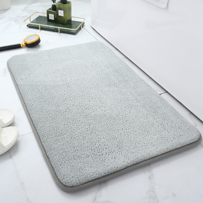 TK Alfombra de Baño Antideslizante Alfombrilla para Bañera Alfombras Ducha Suave Microfibra 50x80cm LAKASAHOME