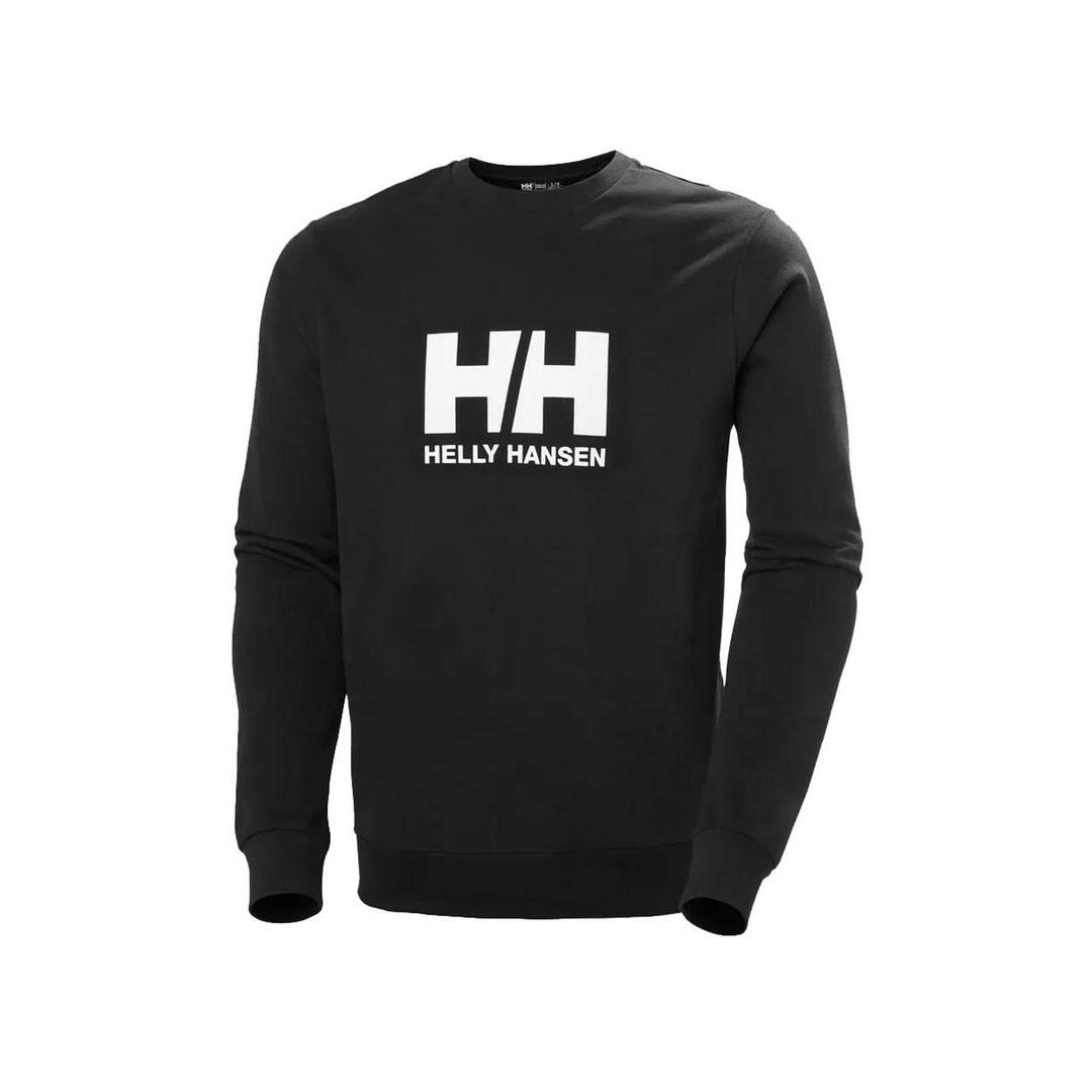 Sudadera Hombre Helly Hansen Logo Crew Negra