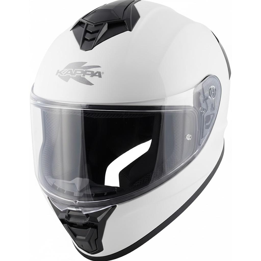 Casco de moto Integral Kappa KV51 Blanco Brillo