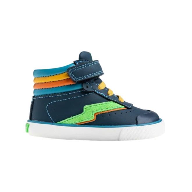 Botín Barefoot Niño Pablosky 987120: Suela Plana Antideslizante, Ajuste Fácil, Estilo Skater Retro, Cómodo y Saludable