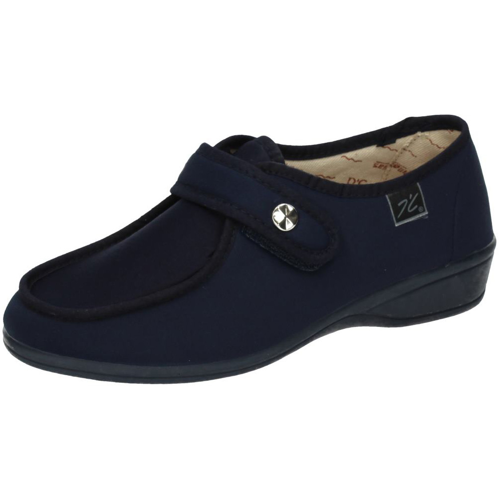 Zapatillas marca DOCTOR CUTILLAS para señora en color azul. Zapatillas Extra Anchas para Señora Doctor Cutillas Modelo 746 - Máxima Comodidad y Ajuste Perfecto
