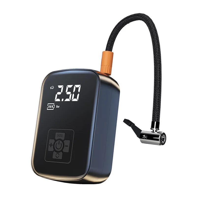 Wired/inalámbrico coche ligero compresor de aire eléctrico bomba de aire para la motocicleta neumáticos barco coche neumático bola 150psi PD9CC