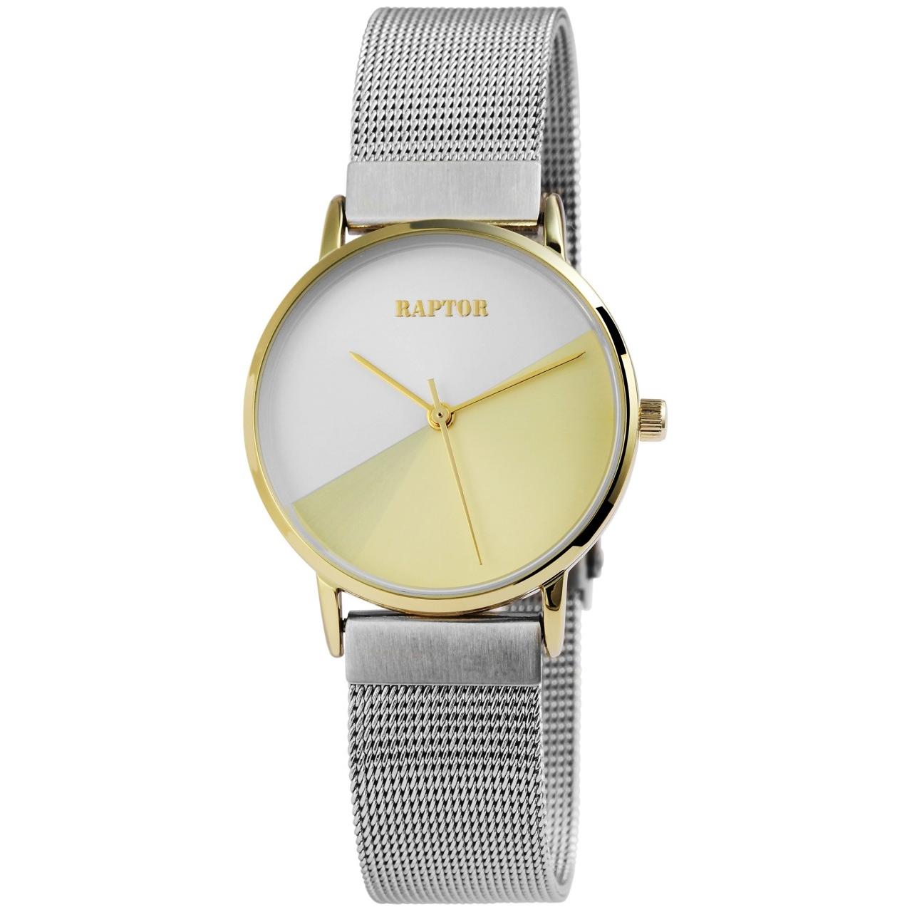 Reloj Raptor® Viatrix Mujer com Bracelete Milanesa em Aço Inoxidável