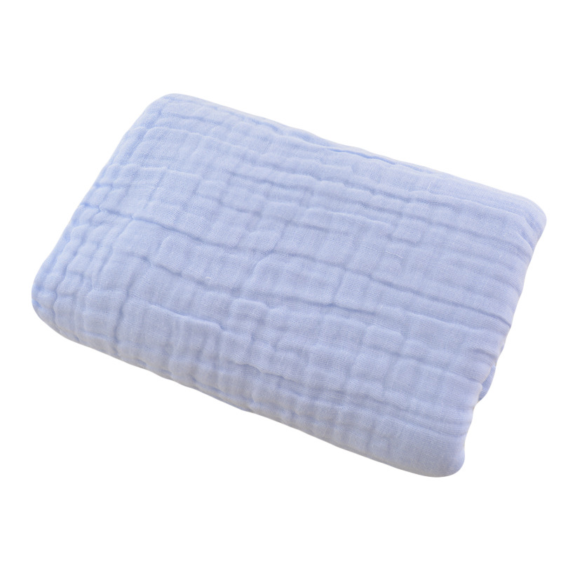 CA Toalla de baño para bebé de seersucker de seis capas de algodón puro, toalla de alimentación de gasa gruesa para otoño e invierno, toalla de playa, pañuelo para recién nacidos