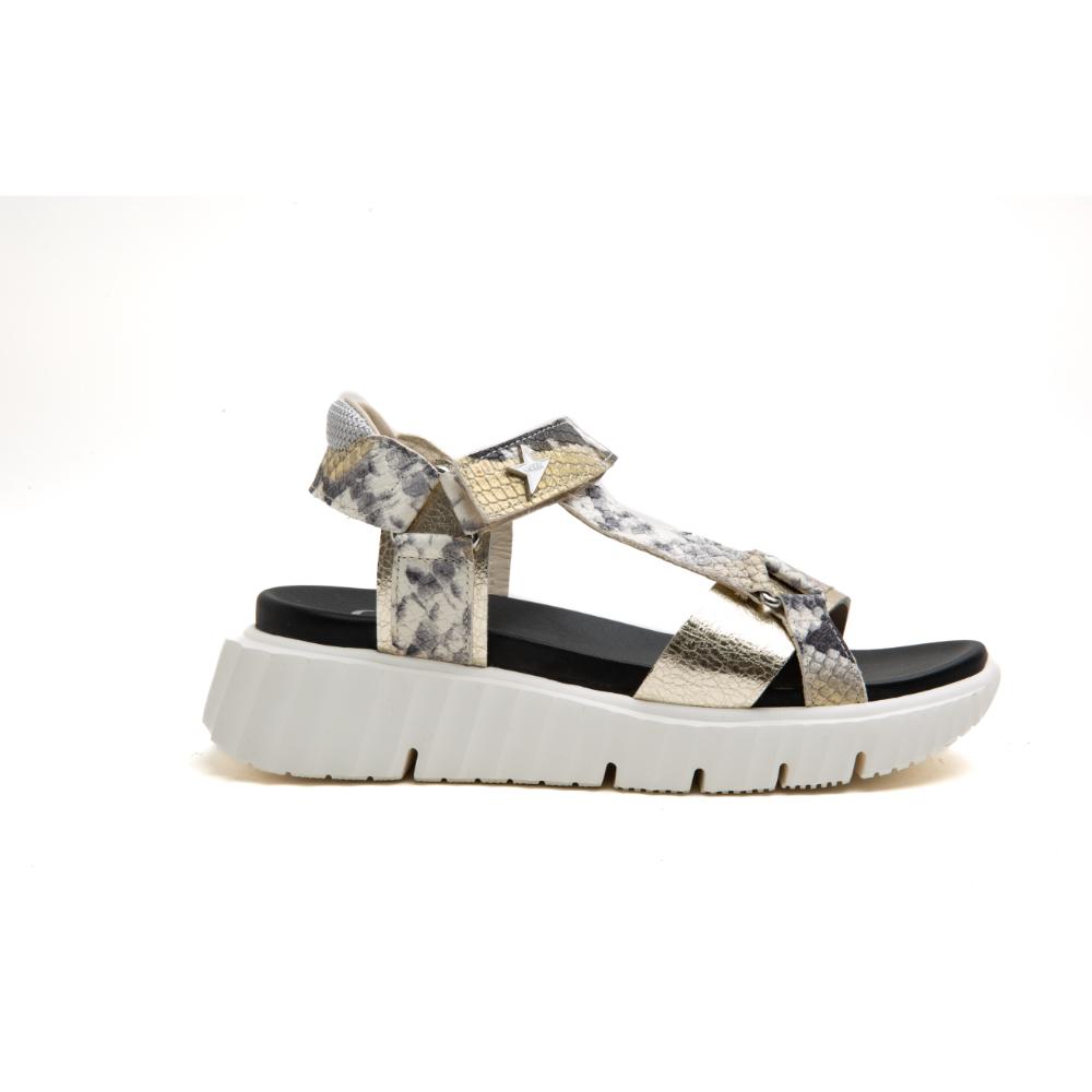 Calzado Sandalias marca Cetti modelo C-1316Sra-Ch para mujer en color metal