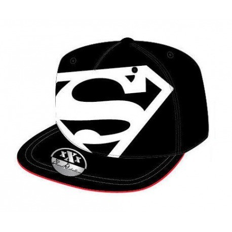 New Import Gorra Superman DC Comic Visera Plana T.54-56 Producto Oficial Especial Regalos Para Todos