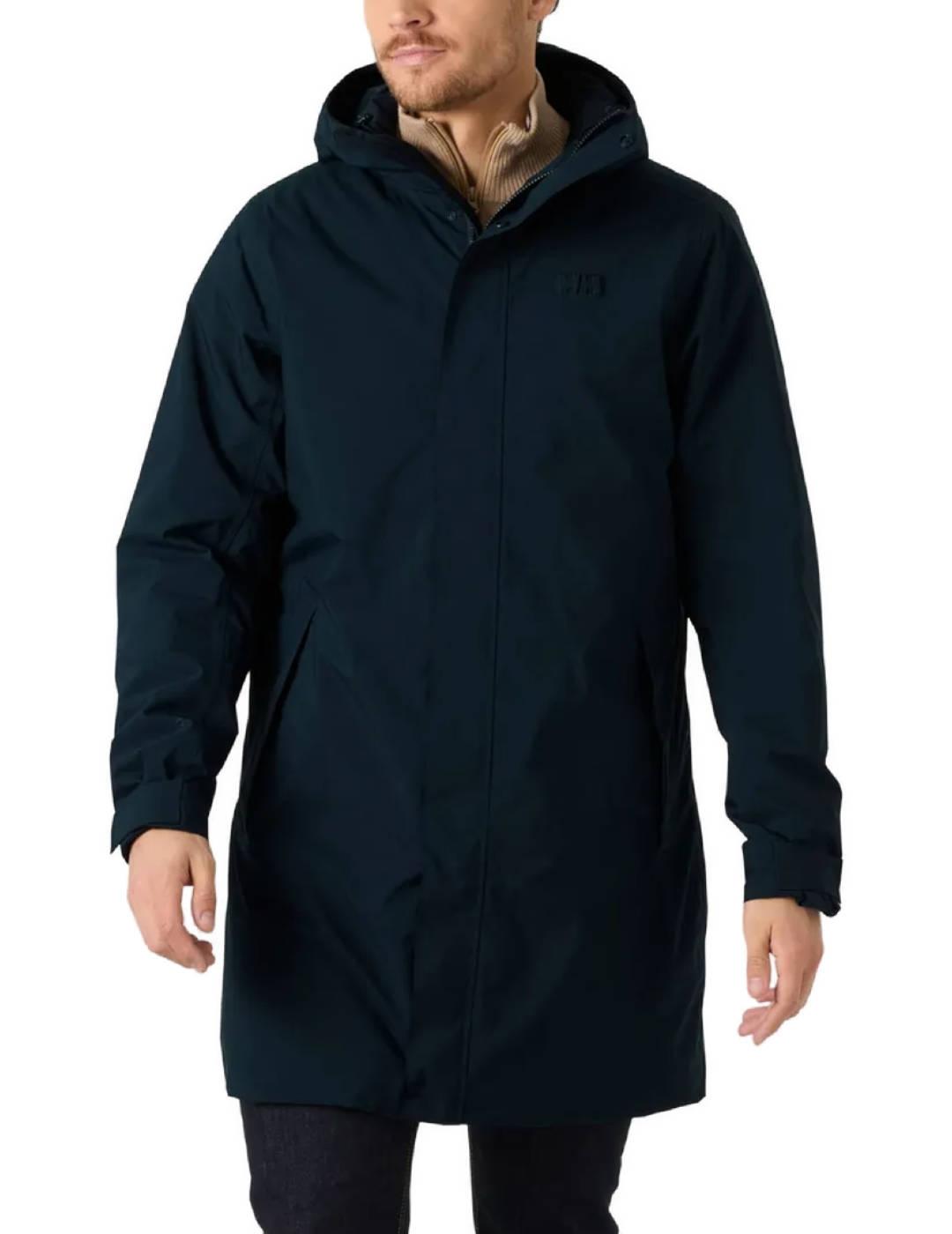 Chaqueta Helly Hansen Brussel marino larga para hombre